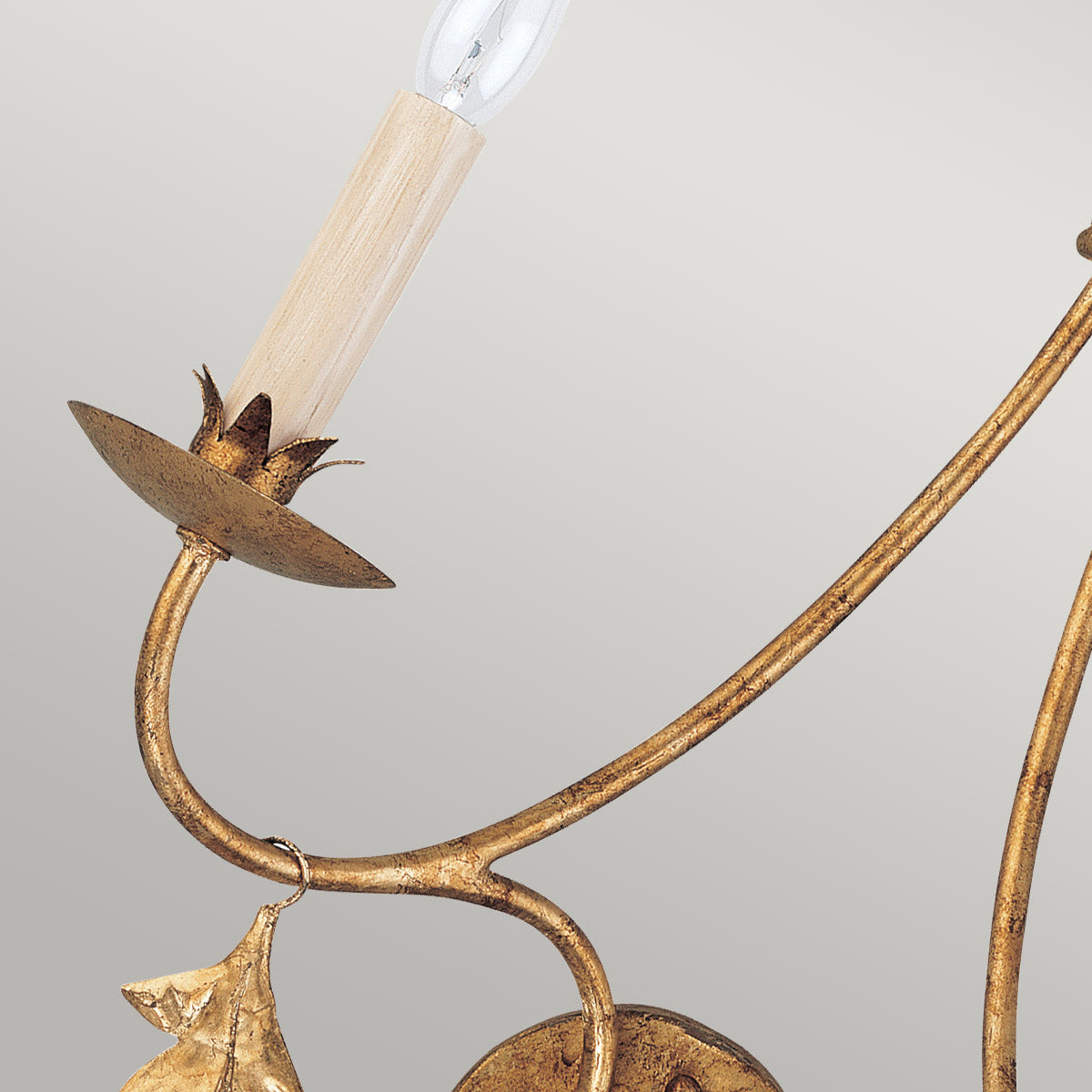Flambeau Sweet Wandleuchte Gold – Detailansicht 2