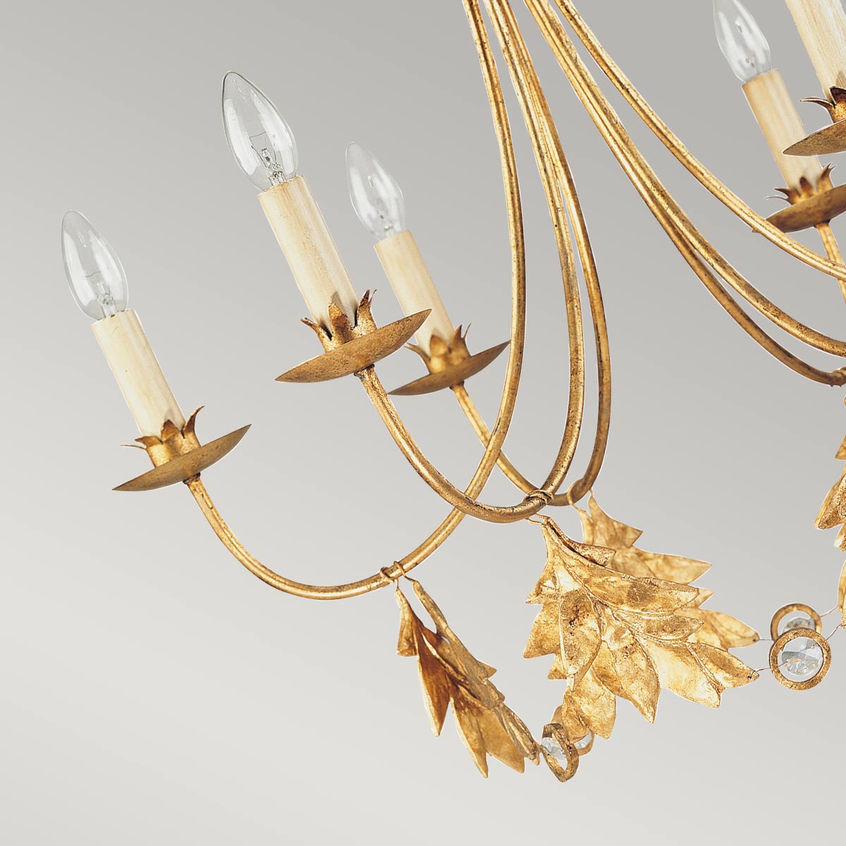 Flambeau Sweet Kronleuchter Gold – Detailansicht 2