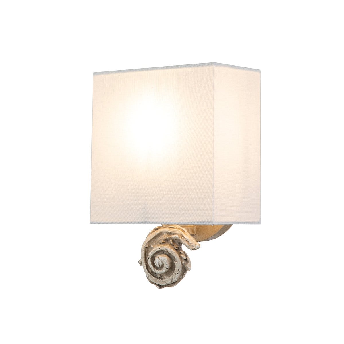 Flambeau Swirl Wandleuchte Weiß