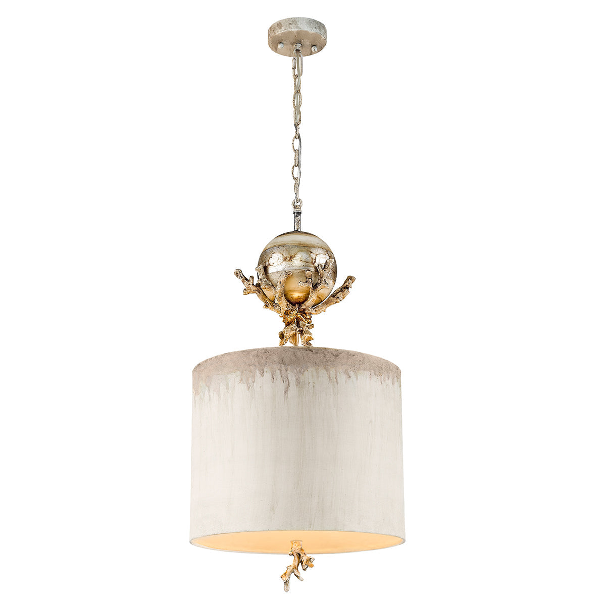 Flambeau Trellis Pendelleuchte Silber