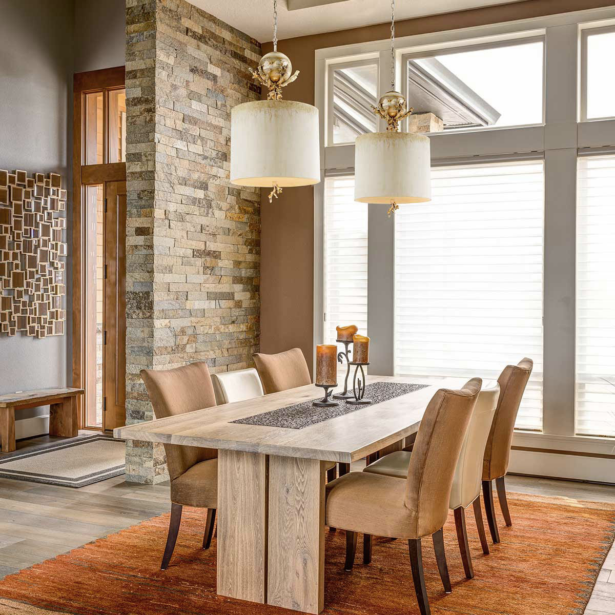 Flambeau Trellis Pendelleuchte Silber – Detailansicht 4