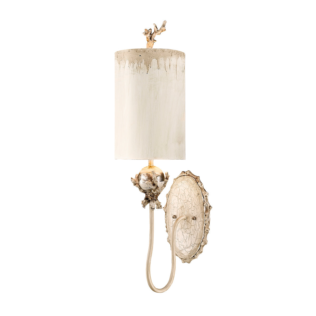 Flambeau Trellis Wandleuchte Silber