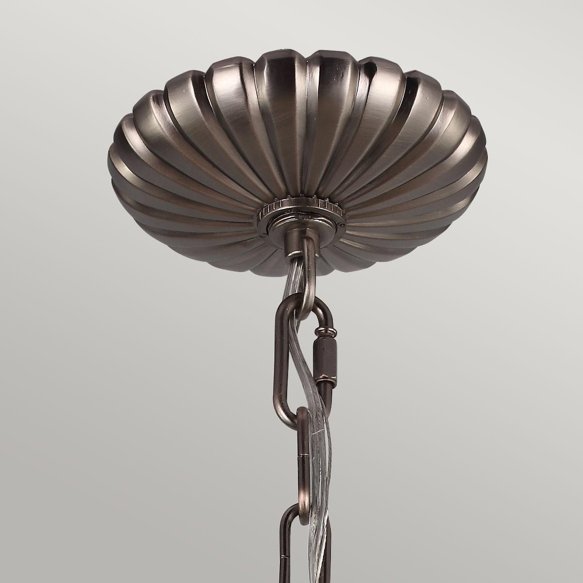 Feiss Adams Kronleuchter Nickel – Wohnambiente