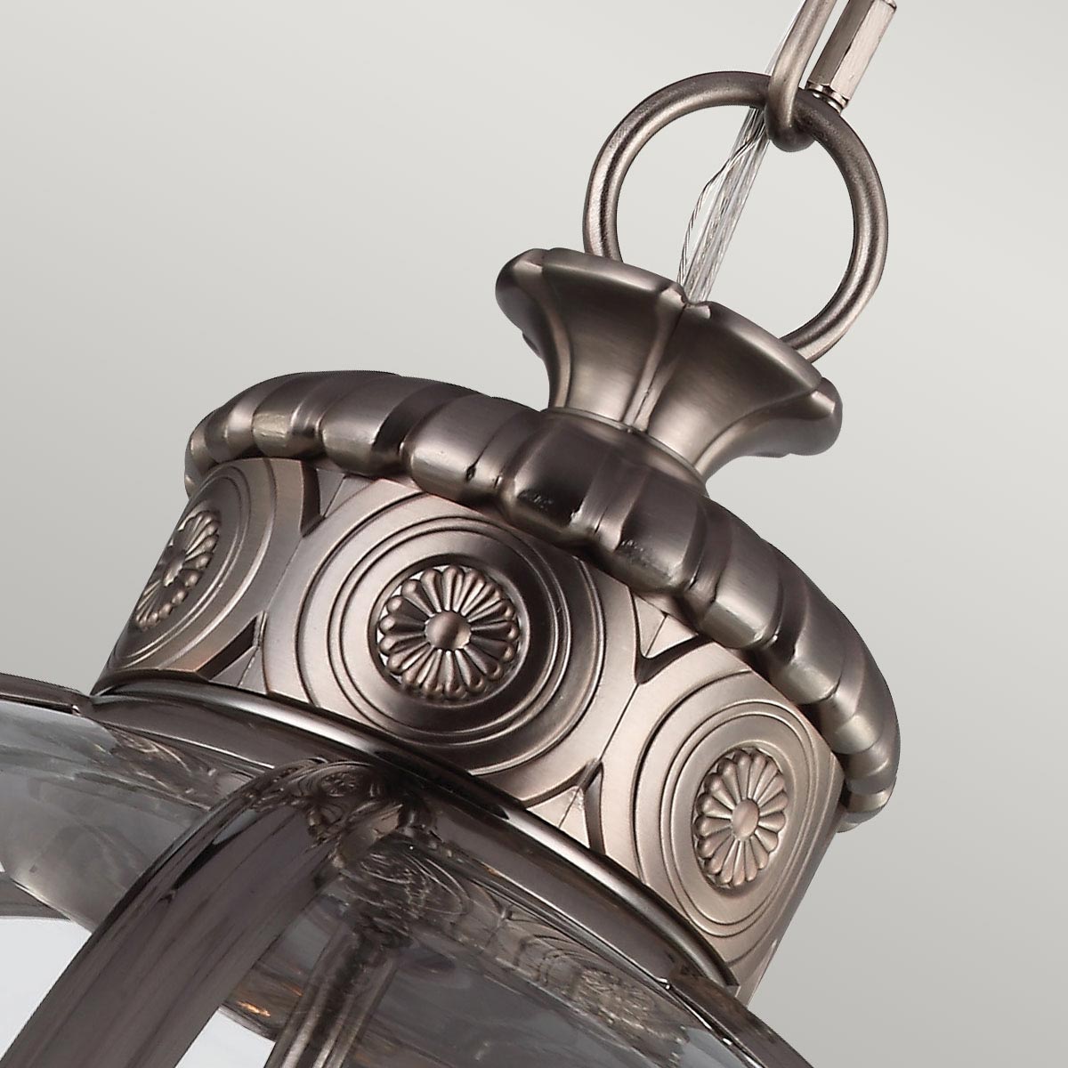 Feiss Adams Kronleuchter Nickel – Detailansicht