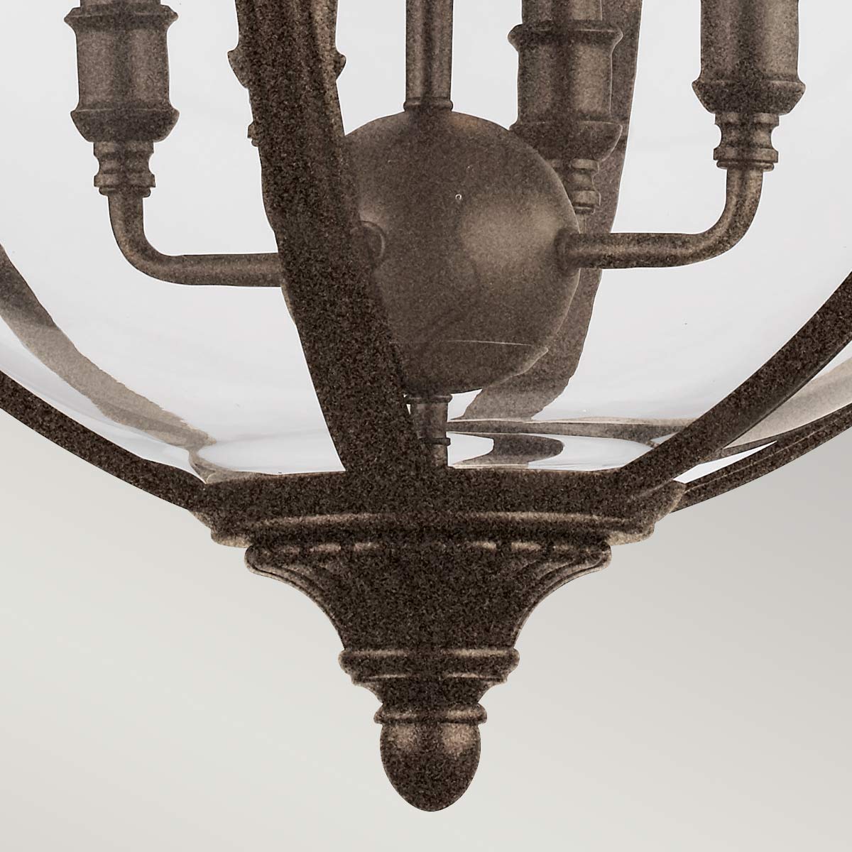 Feiss Adams Kronleuchter Bronze – Wohnambiente