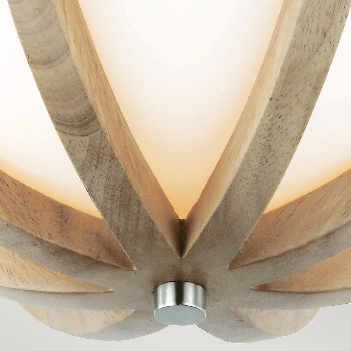 Feiss Allier Deckenleuchte Light Wood/Brushed Steel – Wohnambiente