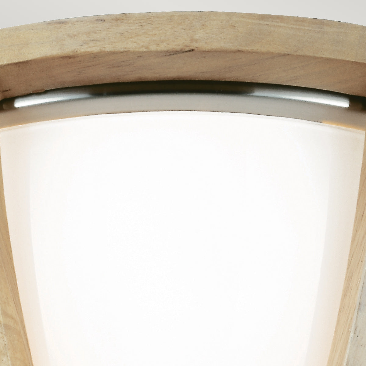 Feiss Allier Deckenleuchte Light Wood/Brushed Steel – Detailansicht 2