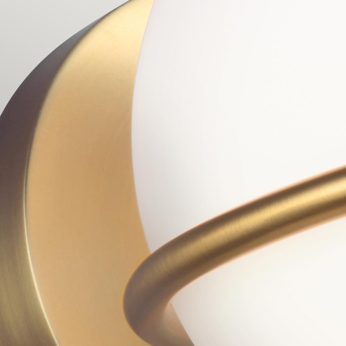 Feiss Apollo Wandleuchte Messing – Detailansicht