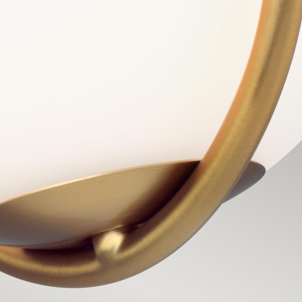 Feiss Apollo Wandleuchte Messing – Detailansicht 2