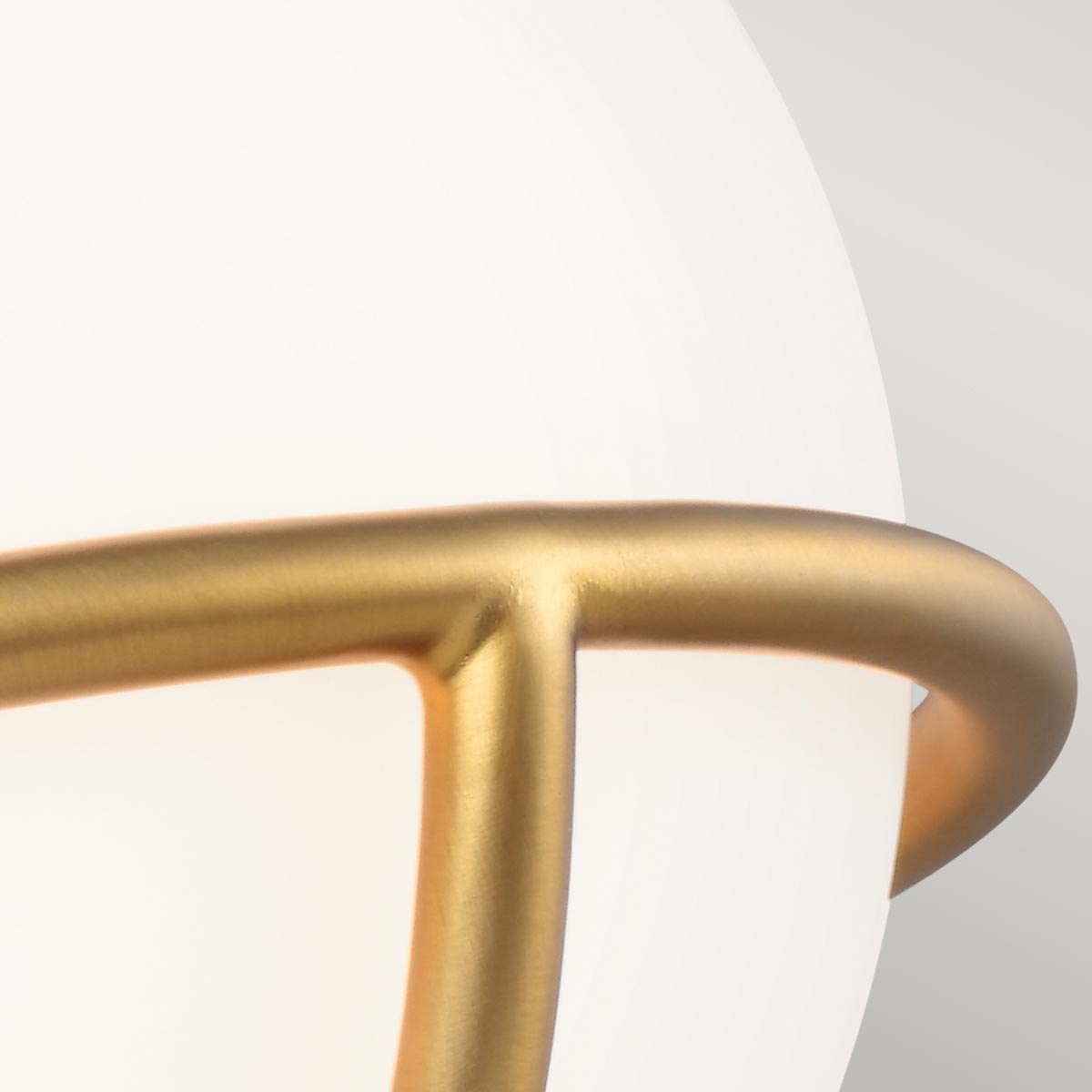 Feiss Apollo Wandleuchte Messing – Detailansicht 3