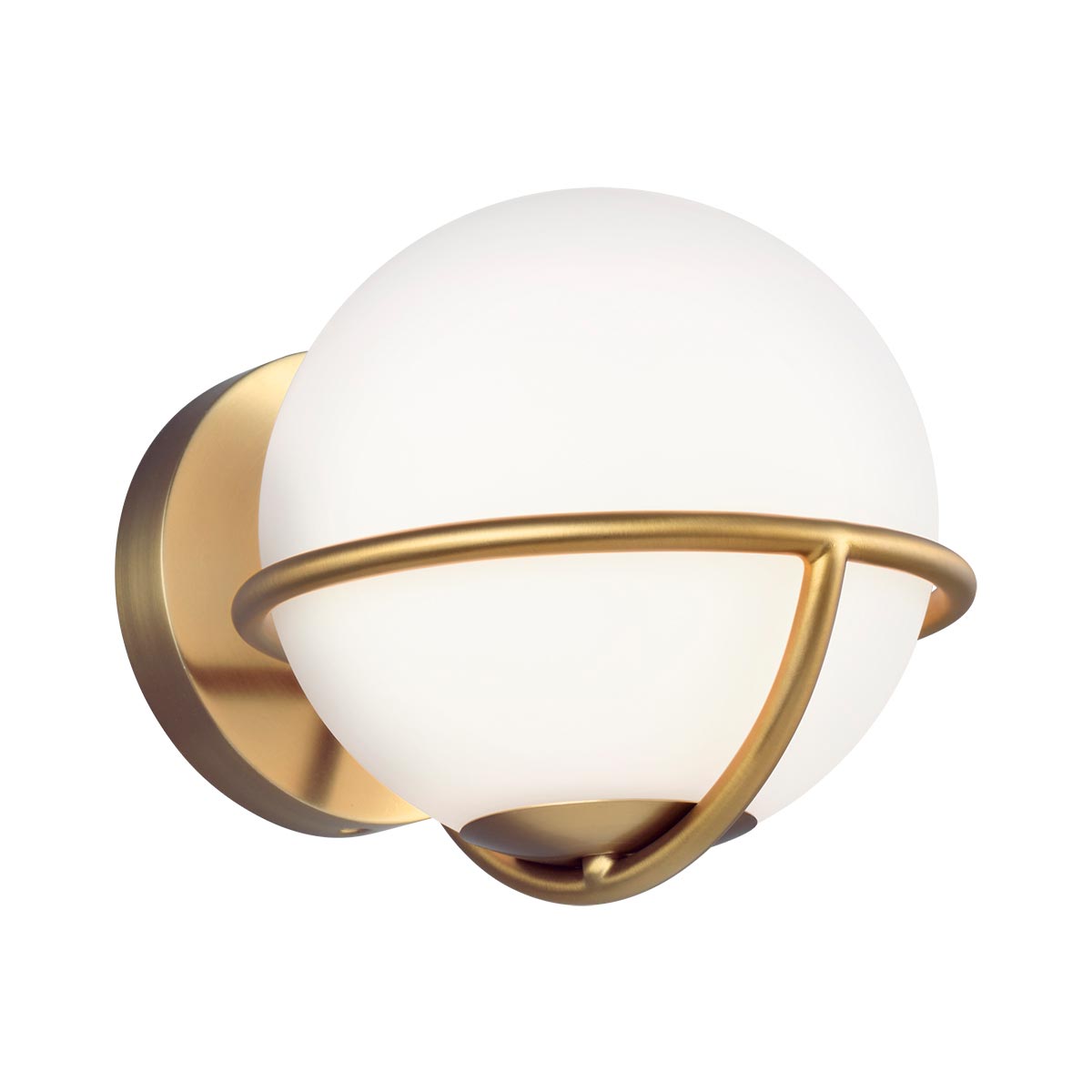 Feiss Apollo Wandleuchte Messing