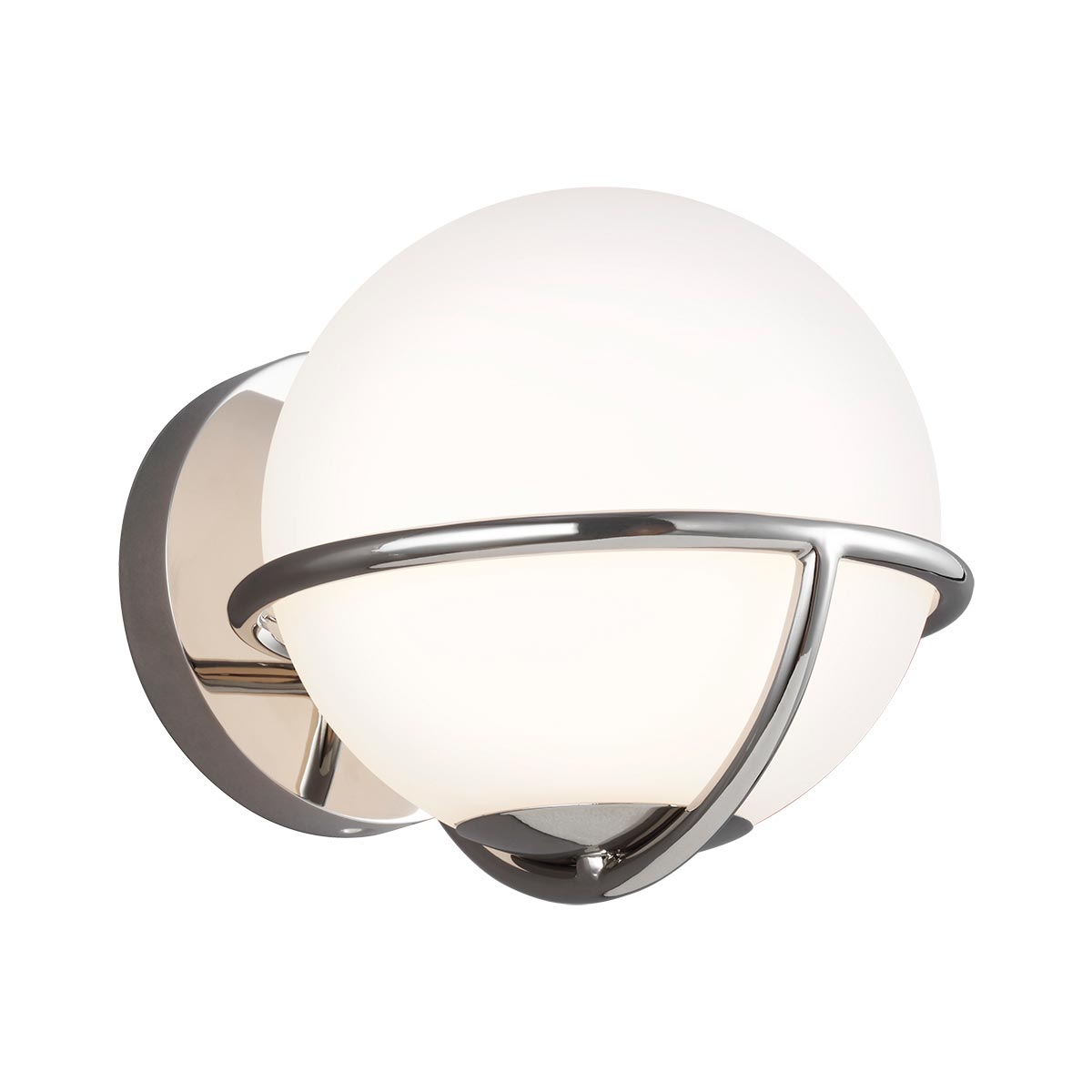 Feiss Apollo Wandleuchte Nickel
