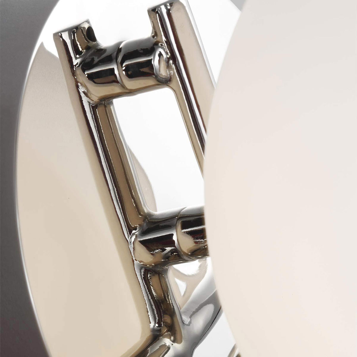 Feiss Apollo Wandleuchte Nickel – Wohnambiente