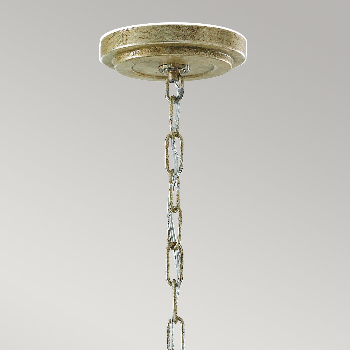 Feiss Argento Pendelleuchte Silber – Wohnambiente