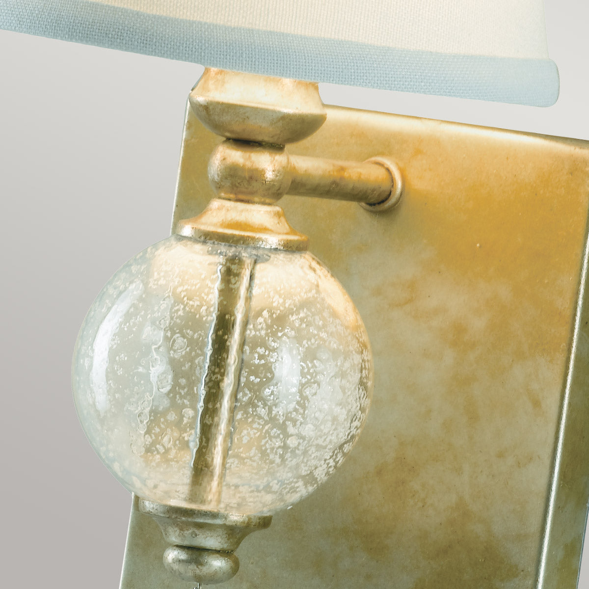 Feiss Argento Wandleuchte Silber – Detailansicht