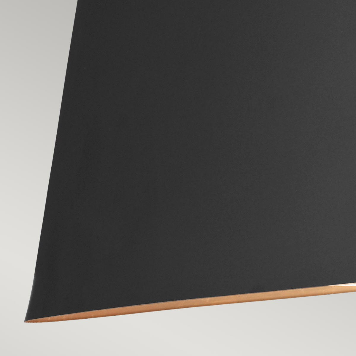 Feiss Asher Pendelleuchte Schwarz, Gold – Detailansicht