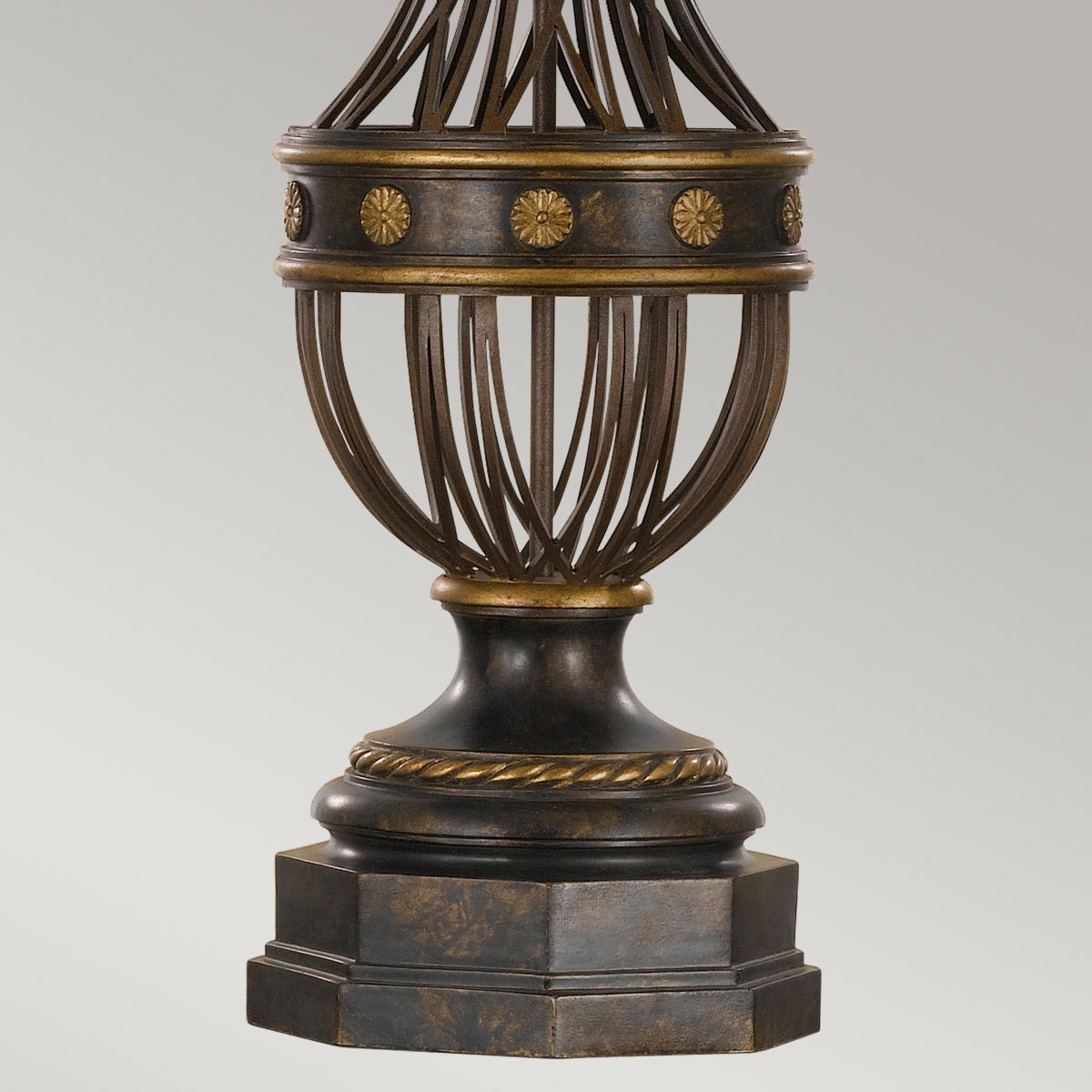 Feiss Augustine Tischlampe Braun – Detailansicht 3