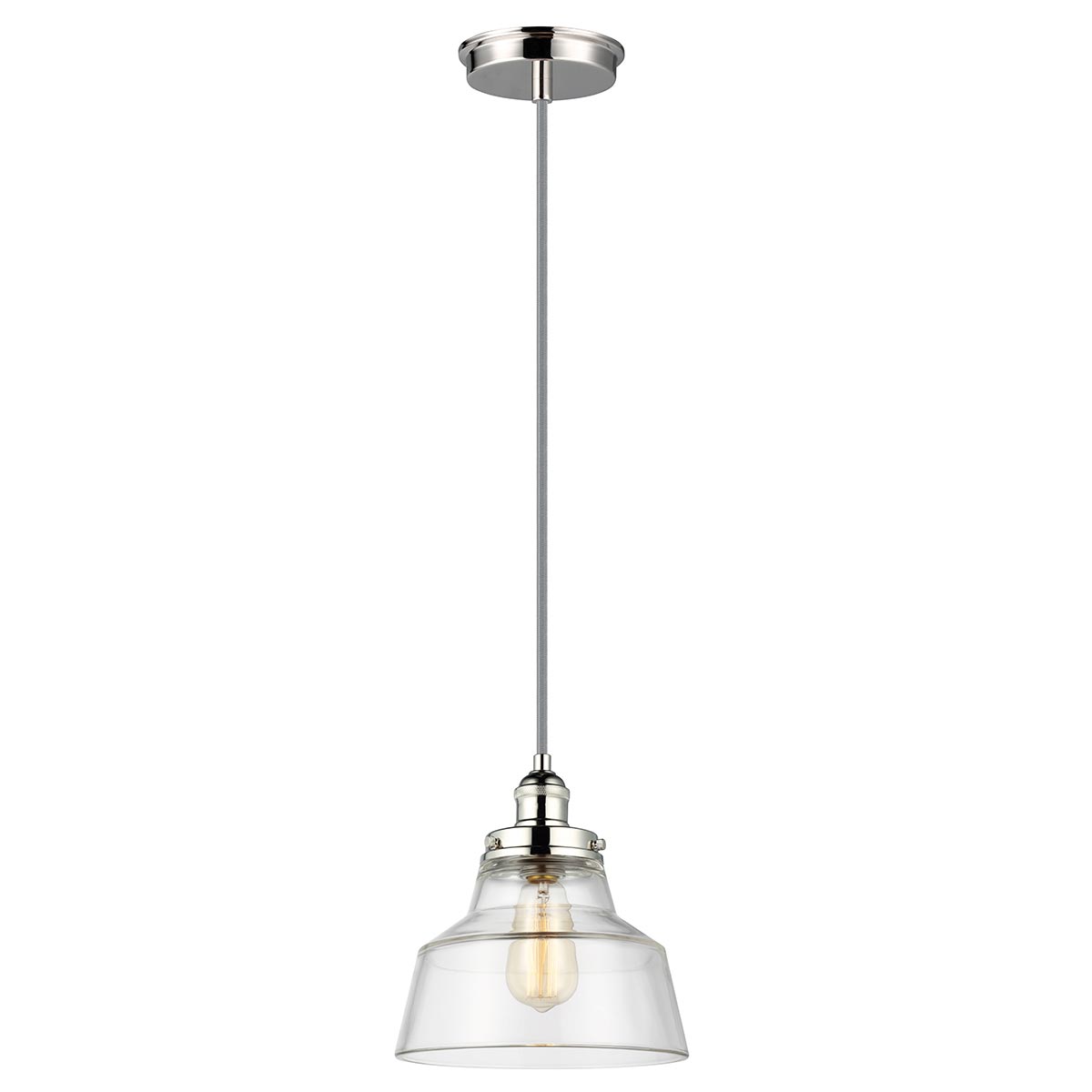 Feiss Baskin Pendelleuchte Nickel