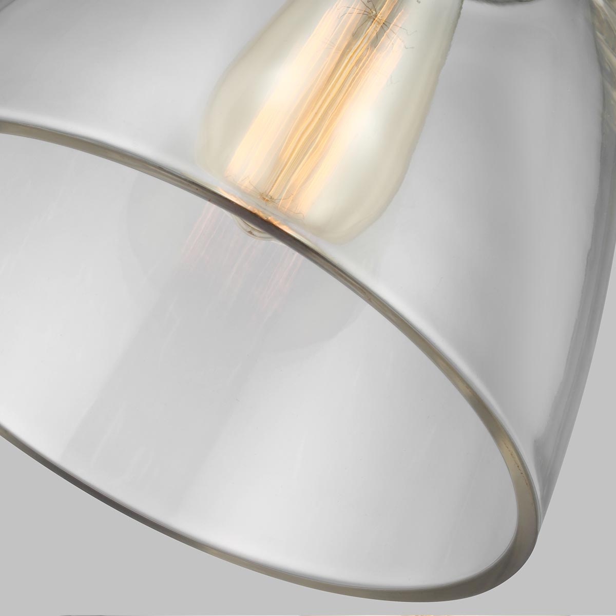 Feiss Baskin Pendelleuchte Messing, Zink – Detailansicht 2