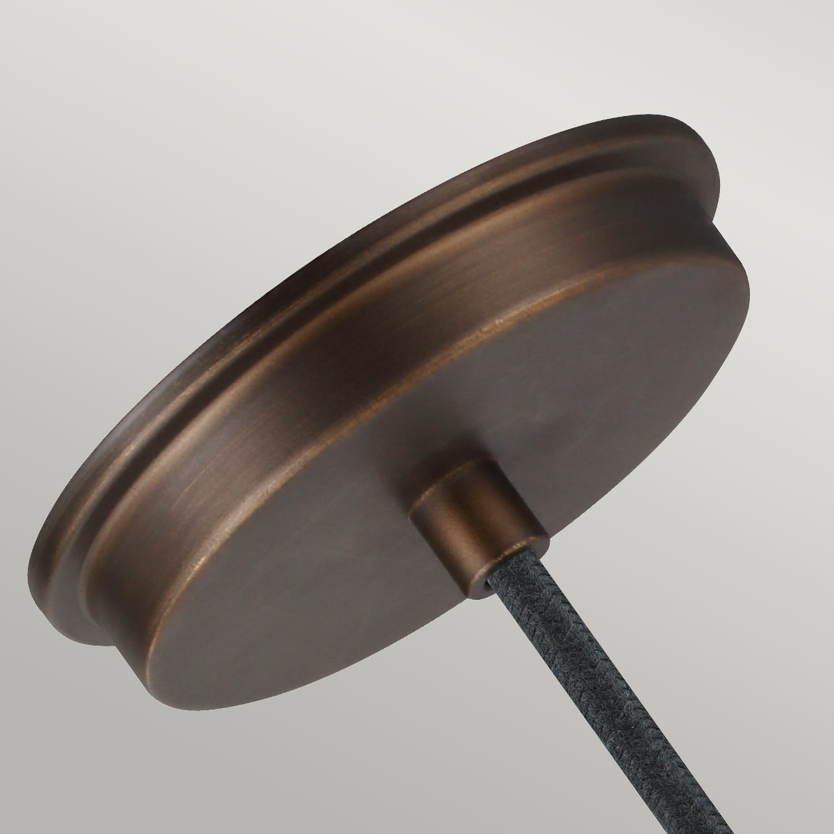 Feiss Baskin Pendelleuchte Messing, Zink – Detailansicht 3