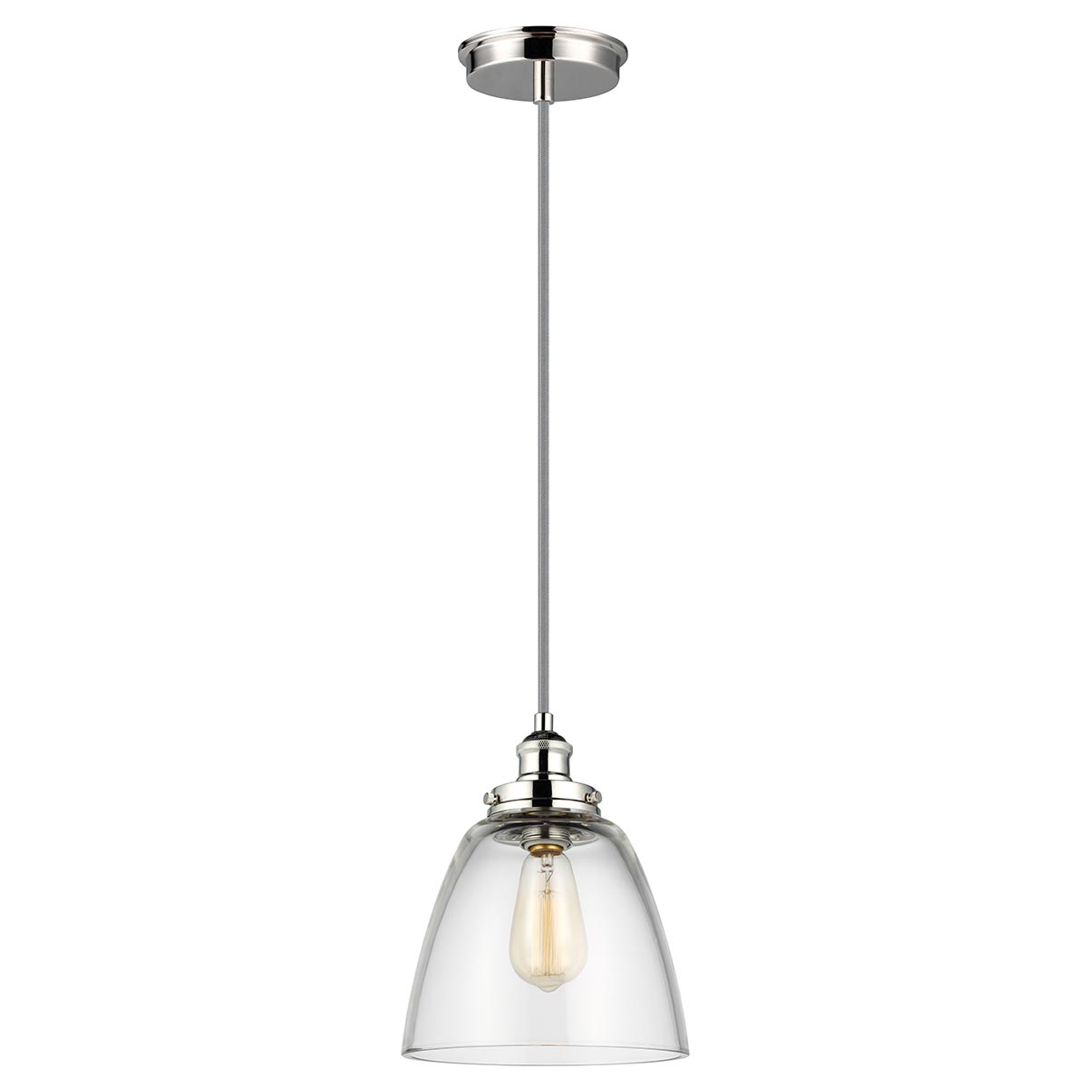 Feiss Baskin Pendelleuchte Nickel
