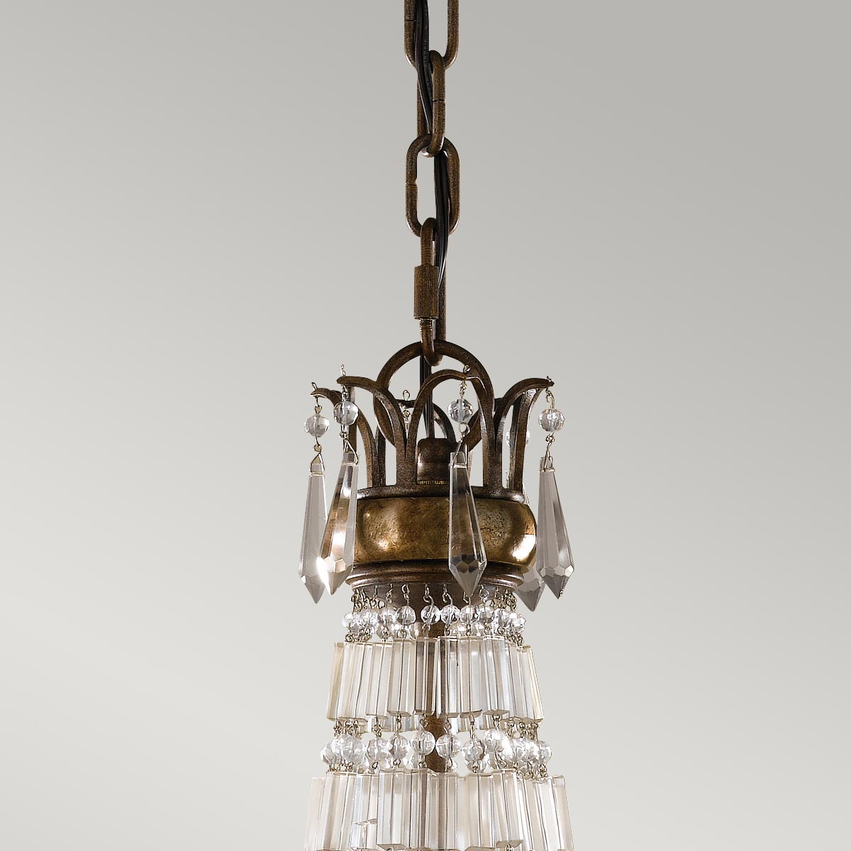 Feiss Bellini Kronleuchter Bronze – Detailansicht