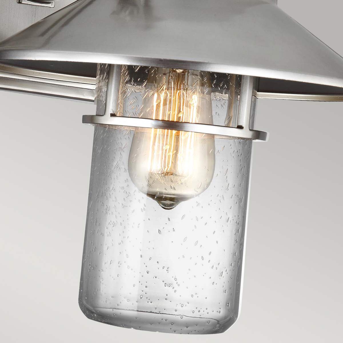 Feiss Boynton Außenleuchte Painted Brushed Steel – Detailansicht 3