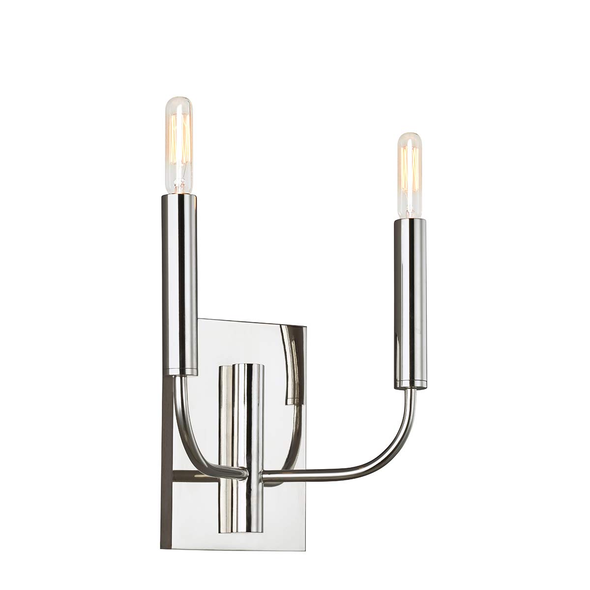 Feiss Brianna Wandleuchte Nickel – Wohnambiente