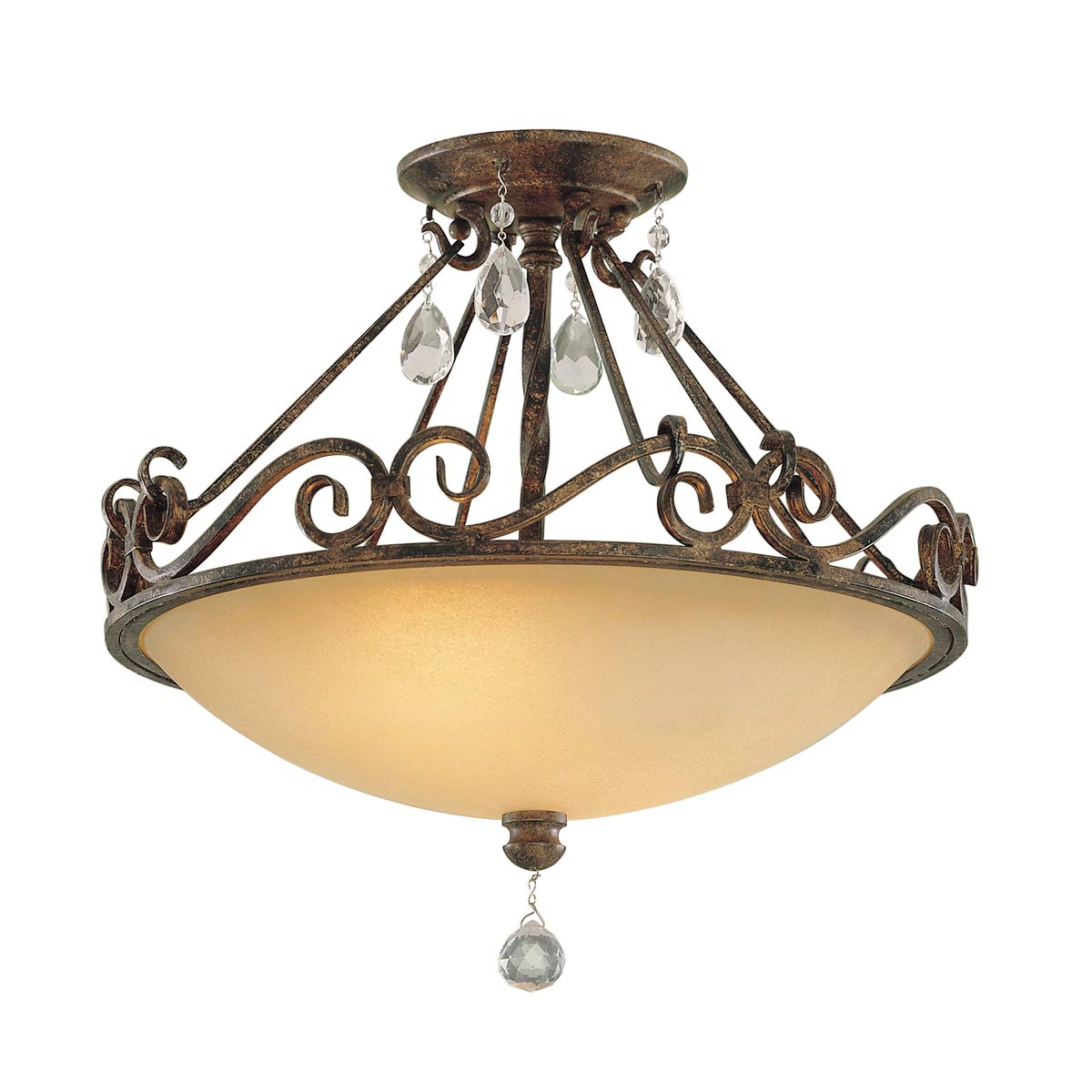 Feiss Chateau Deckenleuchte Bronze