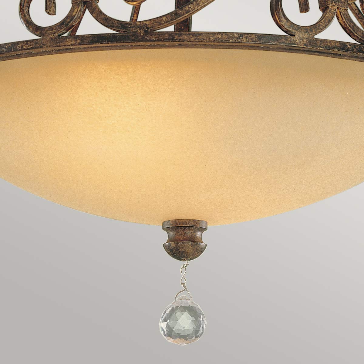 Feiss Chateau Deckenleuchte Bronze – Wohnambiente
