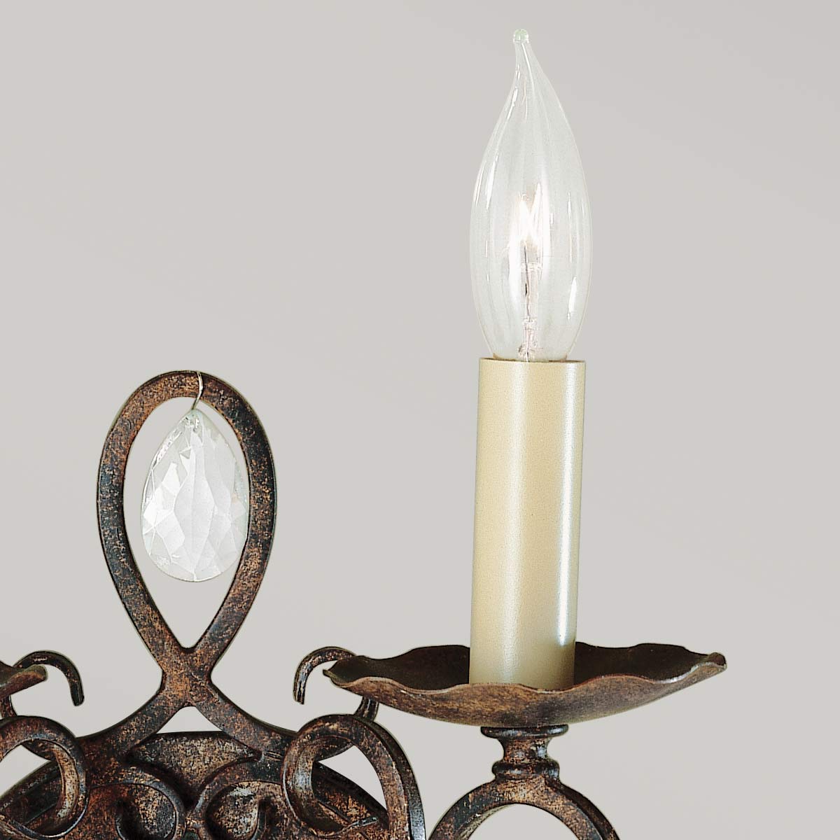 Feiss Chateau Wandleuchte Bronze – Detailansicht