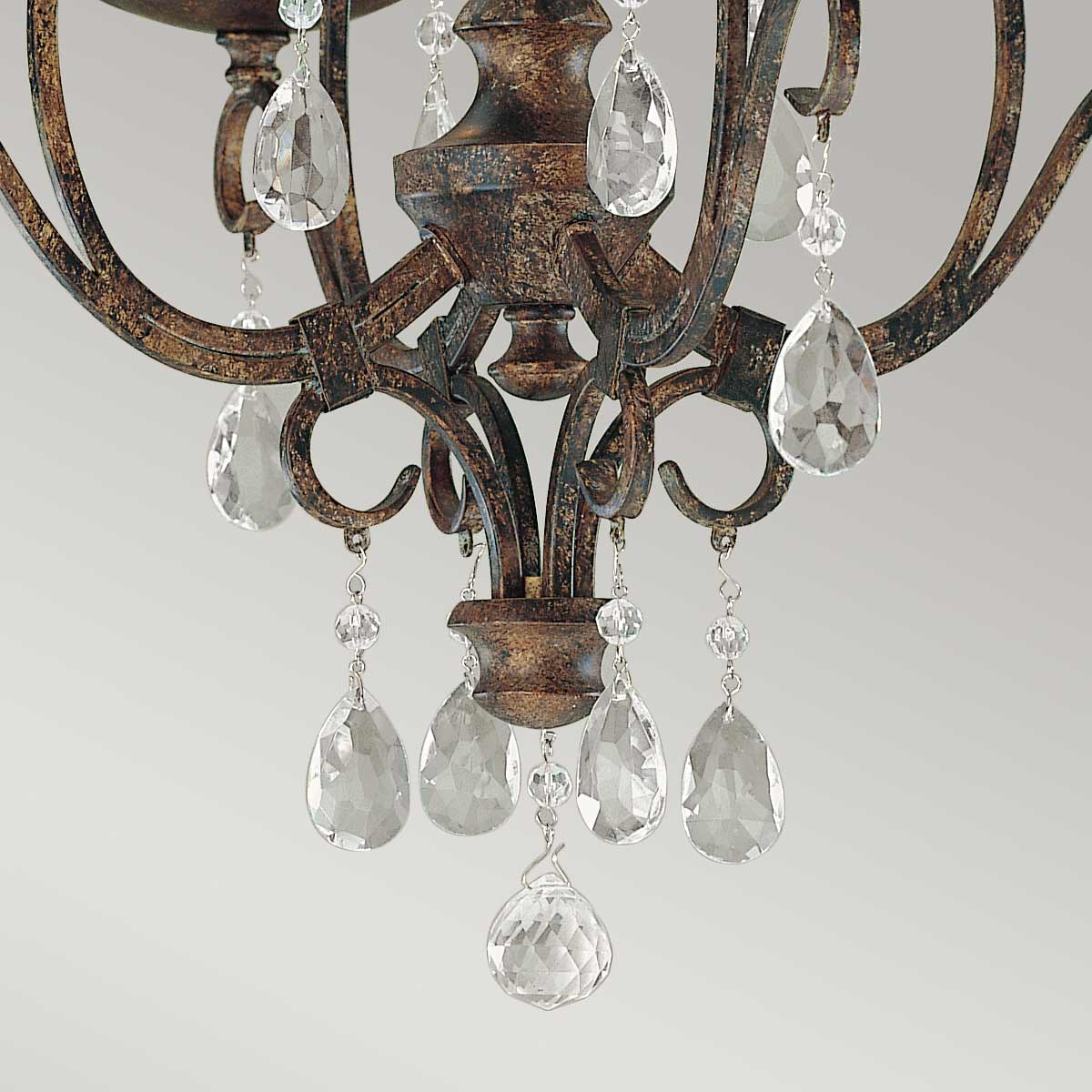 Feiss Chateau Kronleuchter Bronze – Detailansicht 3