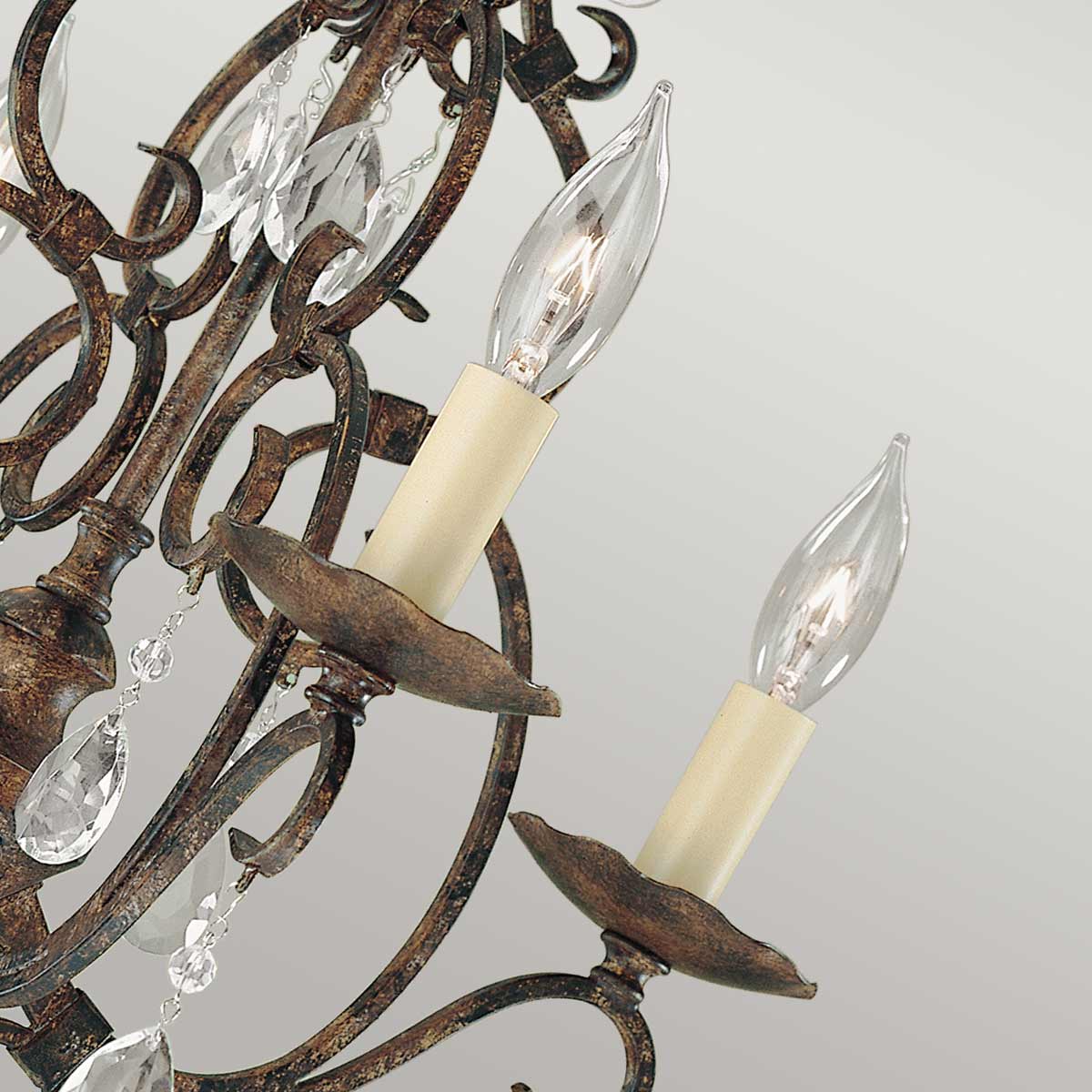 Feiss Chateau Kronleuchter Bronze – Detailansicht 5