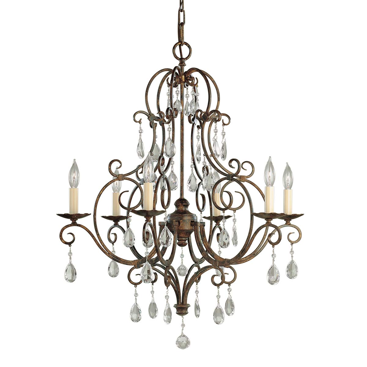Feiss Chateau Kronleuchter Bronze