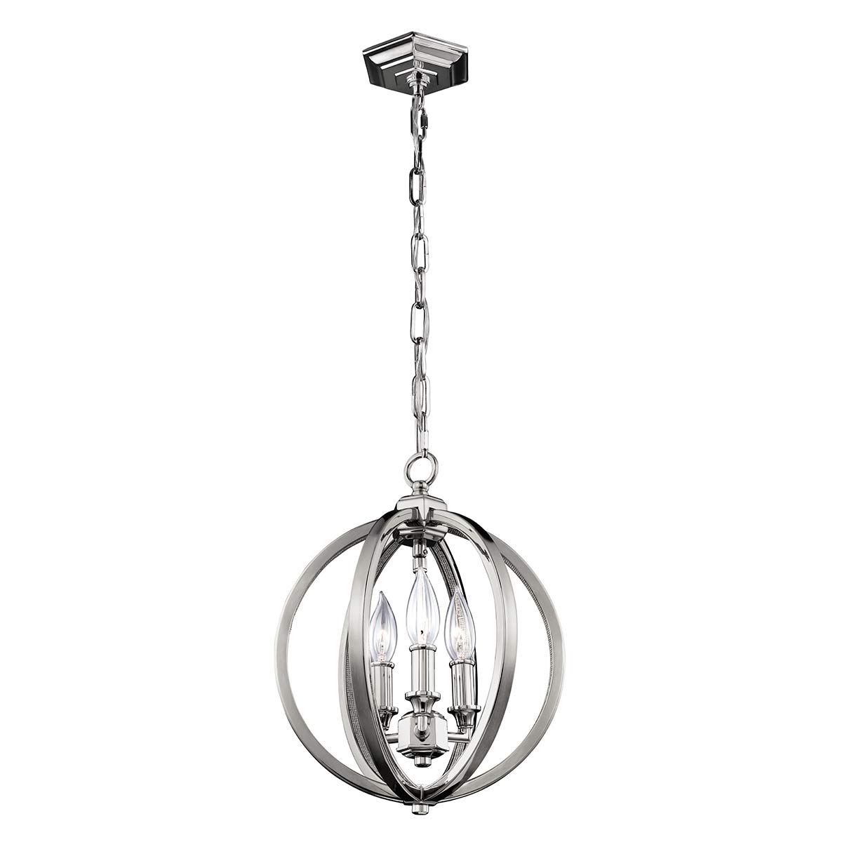 Feiss Corinne Pendelleuchte Nickel