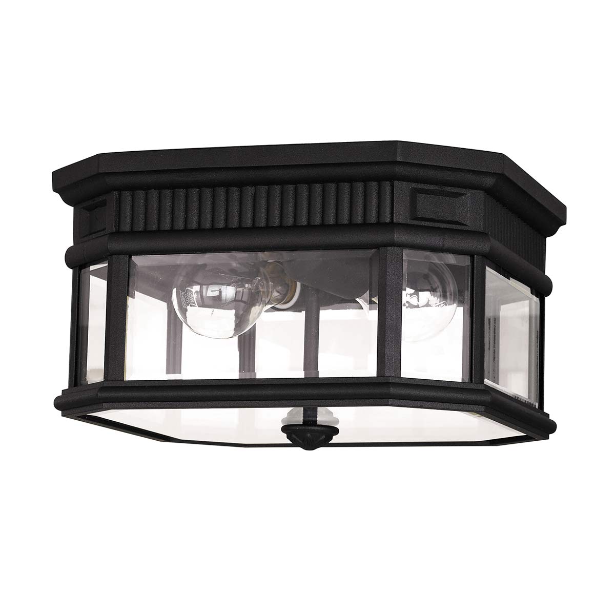 Feiss Cotswold Deckenleuchte Schwarz