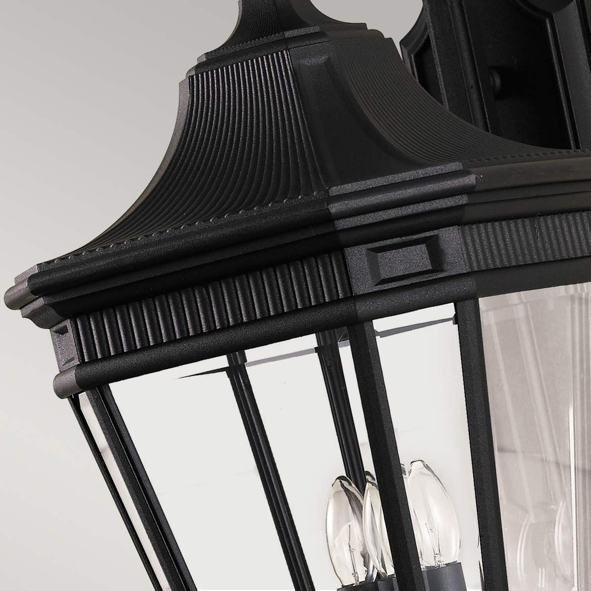 Feiss Cotswold Außenleuchte Schwarz – Detailansicht 2