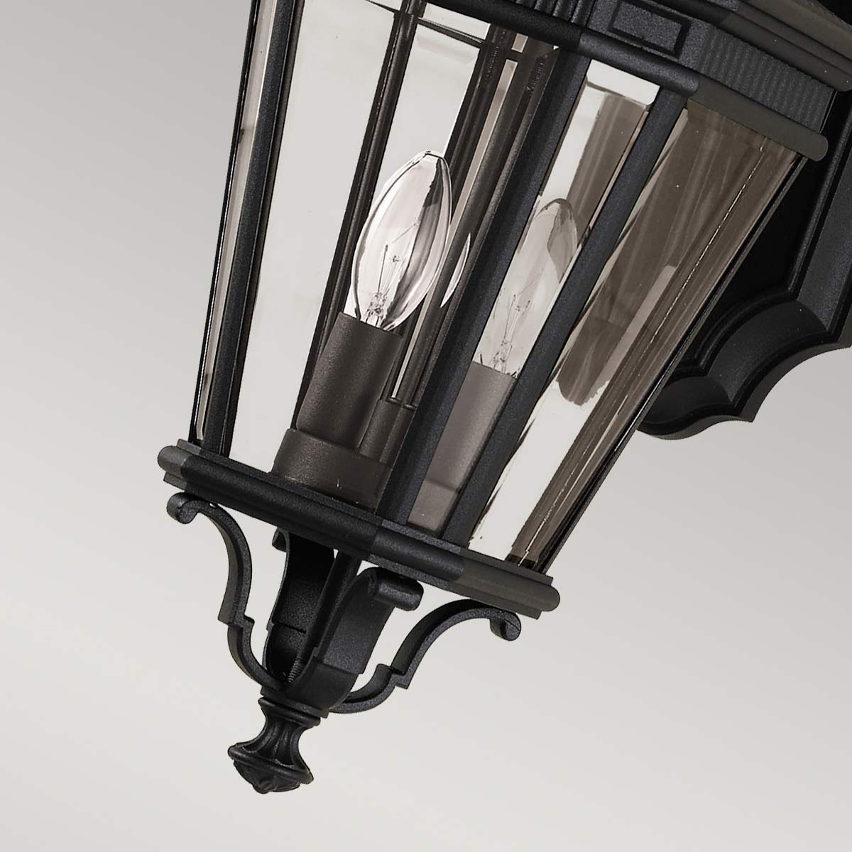 Feiss Cotswold Außenleuchte Schwarz – Detailansicht 2