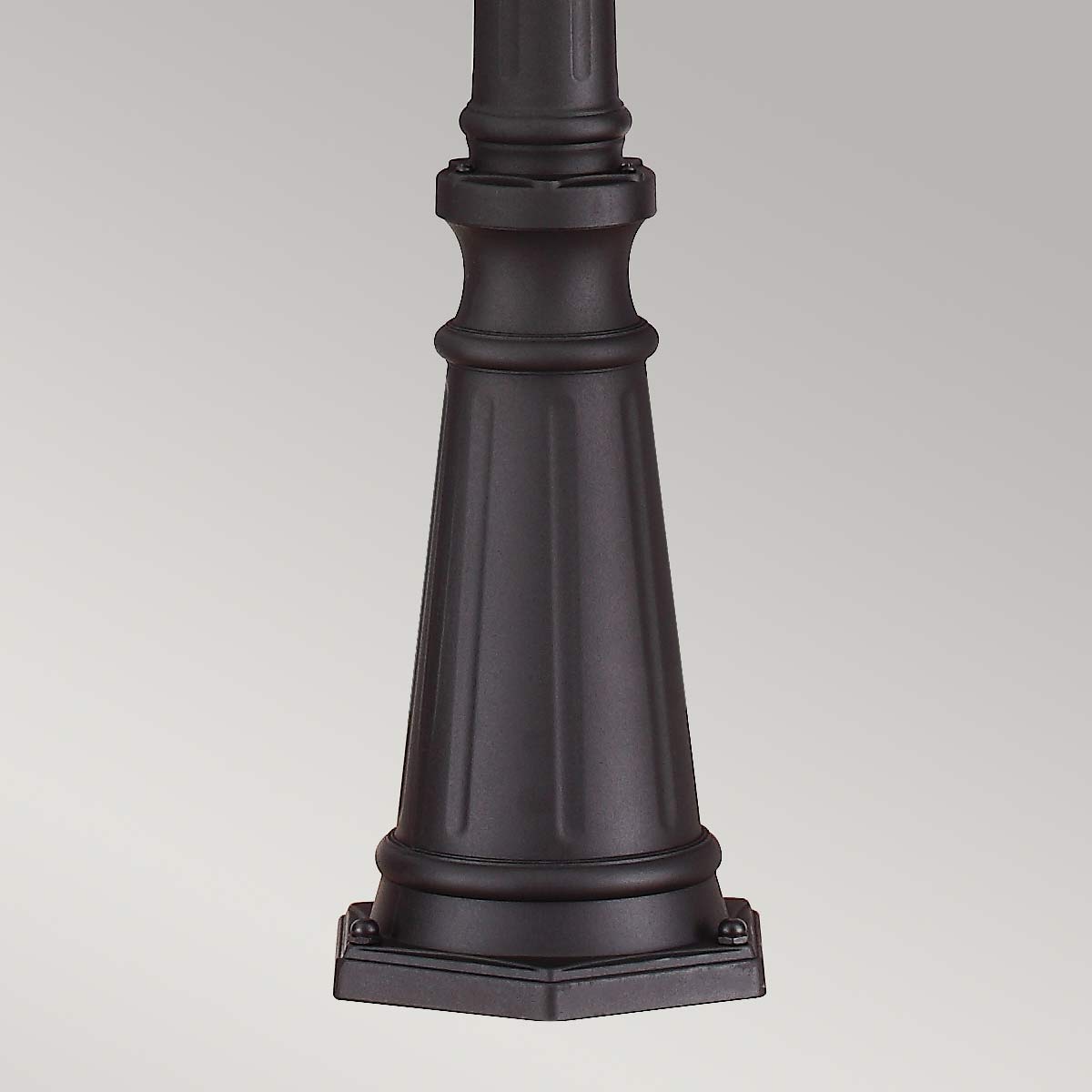 Feiss Cotswold Außenleuchte Schwarz – Detailansicht 2