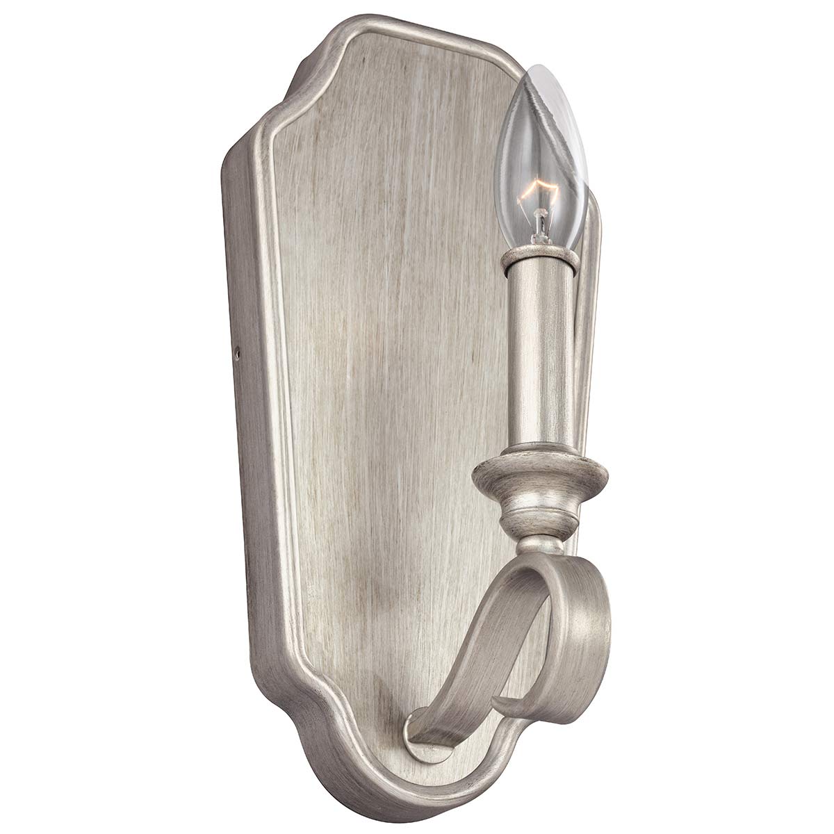 Feiss Dewitt Wandleuchte Silber
