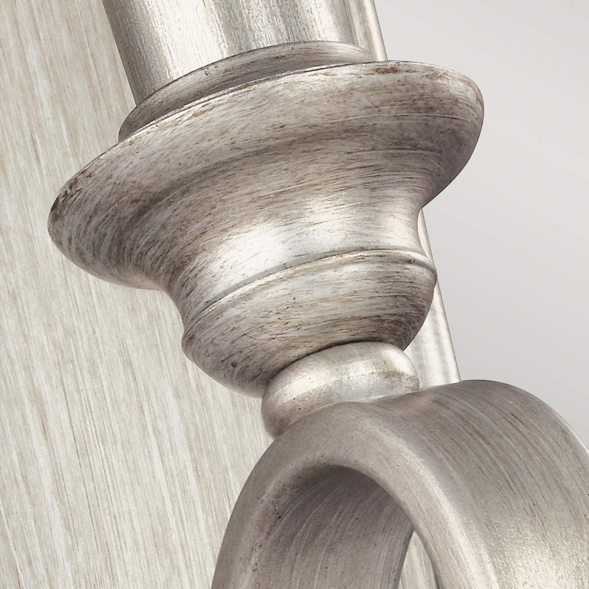 Feiss Dewitt Wandleuchte Silber – Detailansicht 3