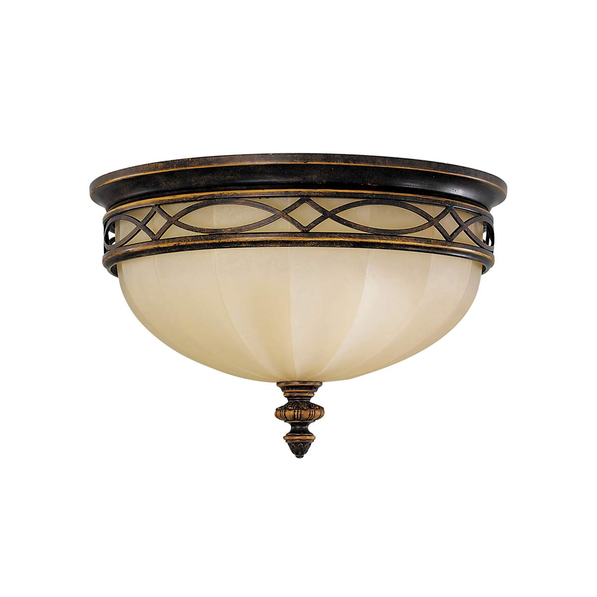 Feiss Drawing Deckenleuchte Walnut