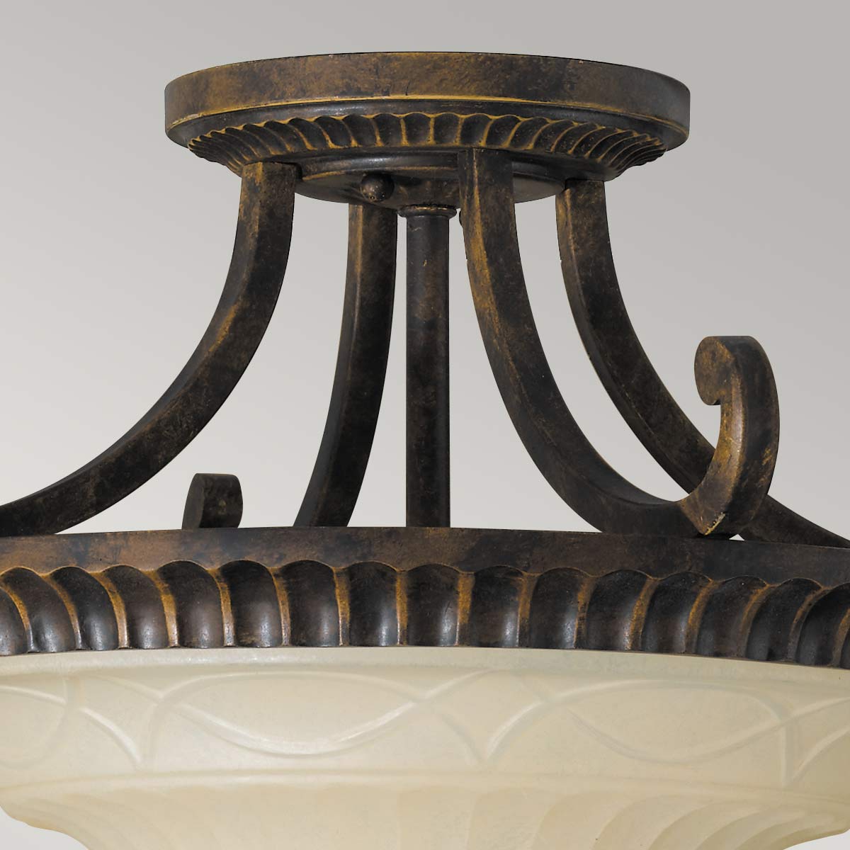Feiss Drawing Deckenleuchte Walnut – Wohnambiente