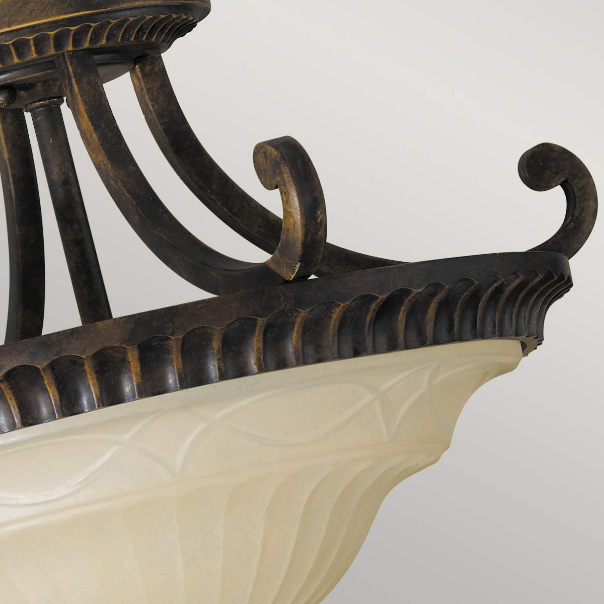 Feiss Drawing Deckenleuchte Walnut – Detailansicht