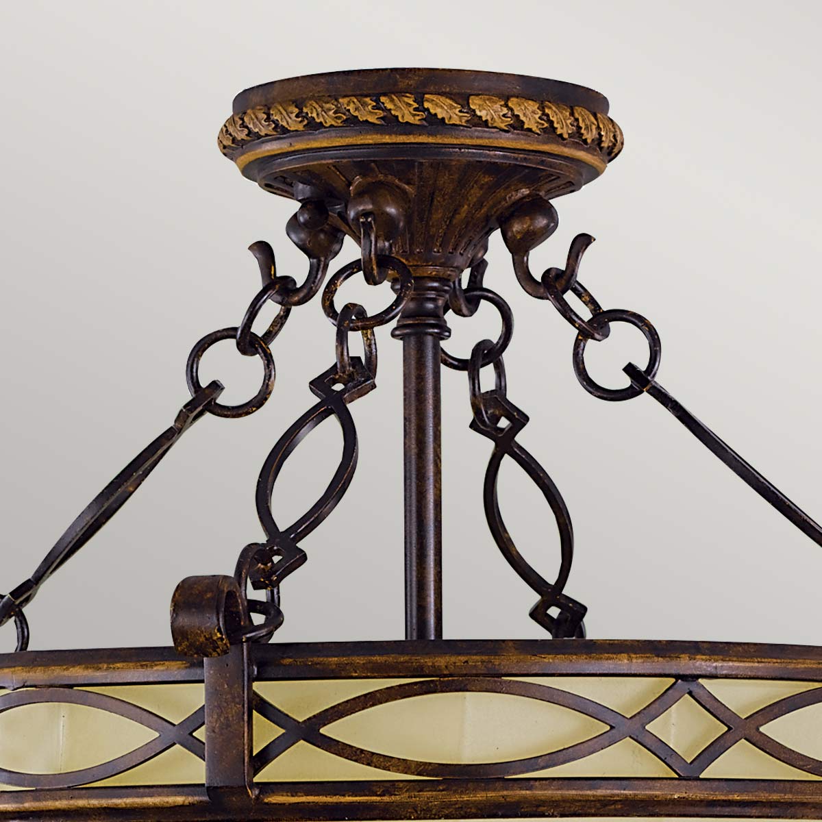 Feiss Drawing Deckenleuchte Walnut – Wohnambiente