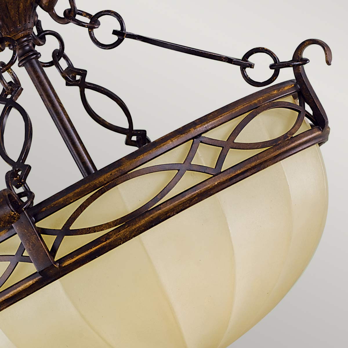 Feiss Drawing Deckenleuchte Walnut – Detailansicht