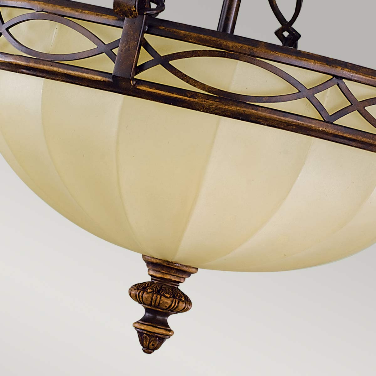 Feiss Drawing Deckenleuchte Walnut – Detailansicht 2