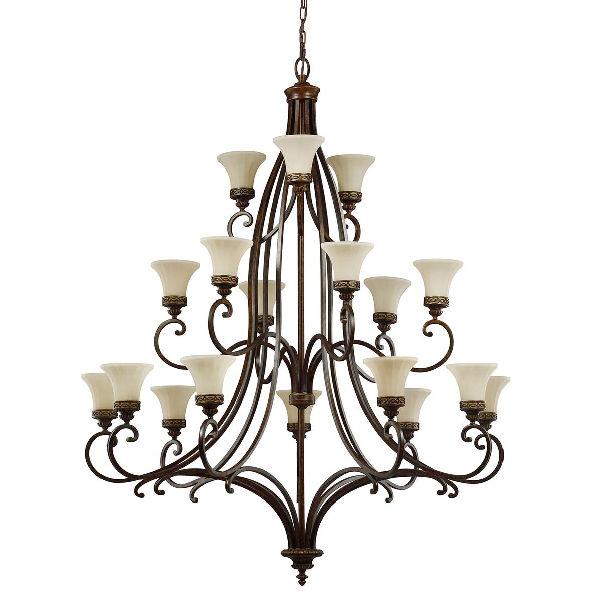 Feiss Drawing Kronleuchter Walnut