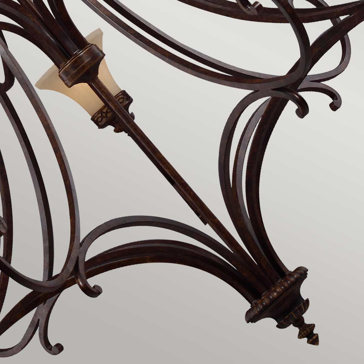 Feiss Drawing Kronleuchter Walnut – Detailansicht 2