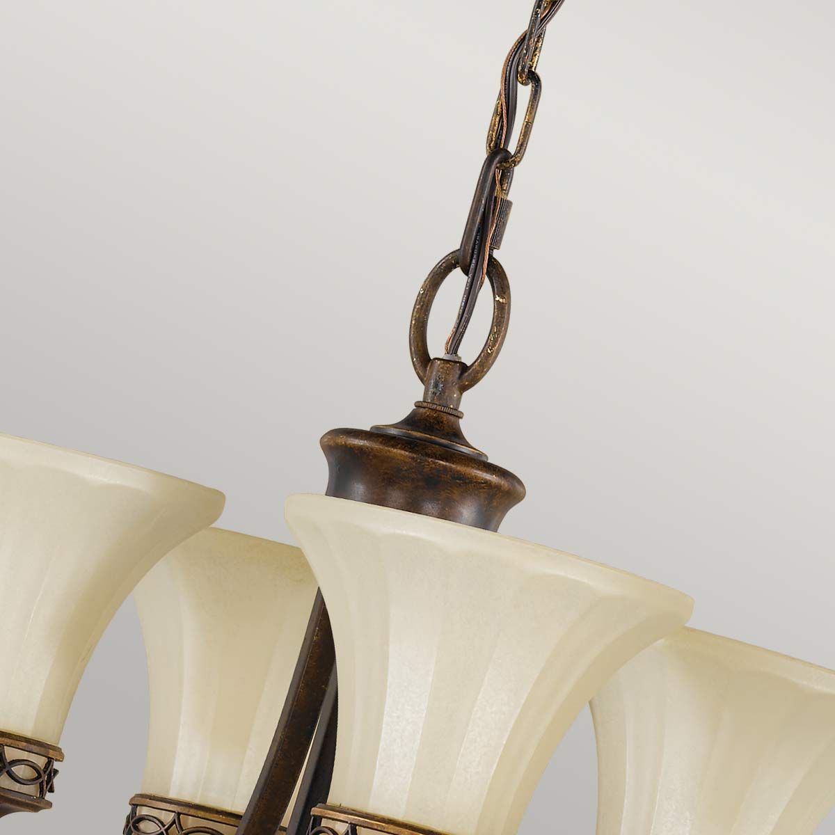 Feiss Drawing Kronleuchter Walnut – Wohnambiente